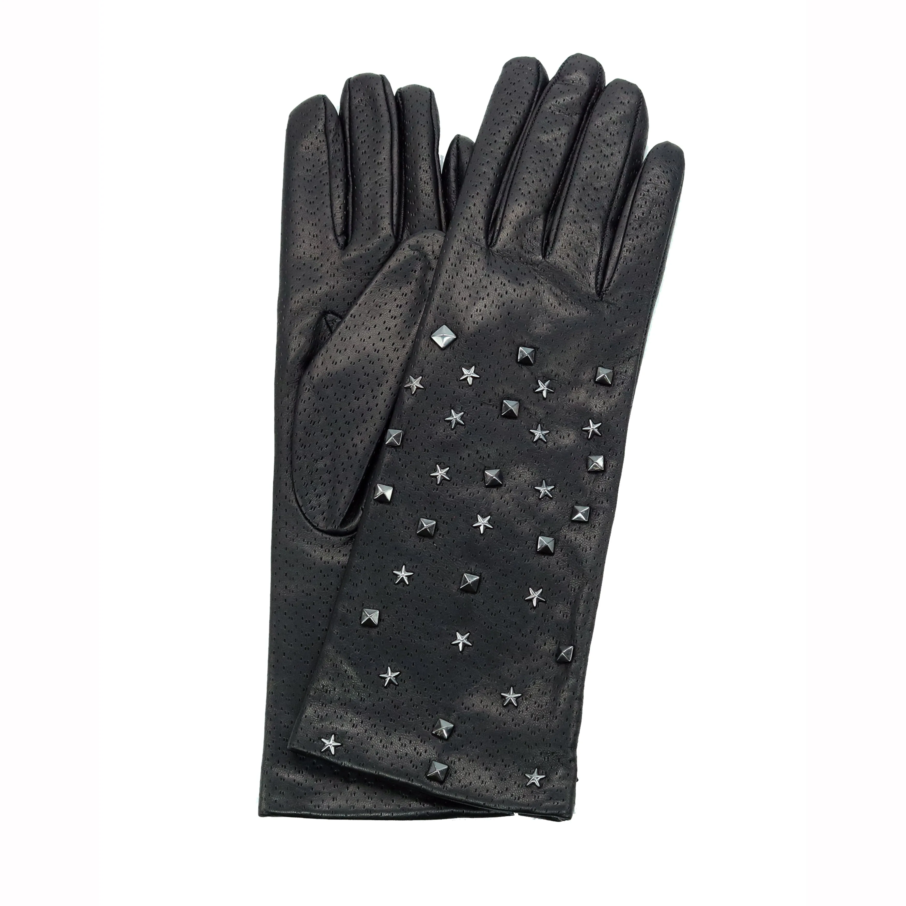 LEATHER GLOVES WITH STUDS