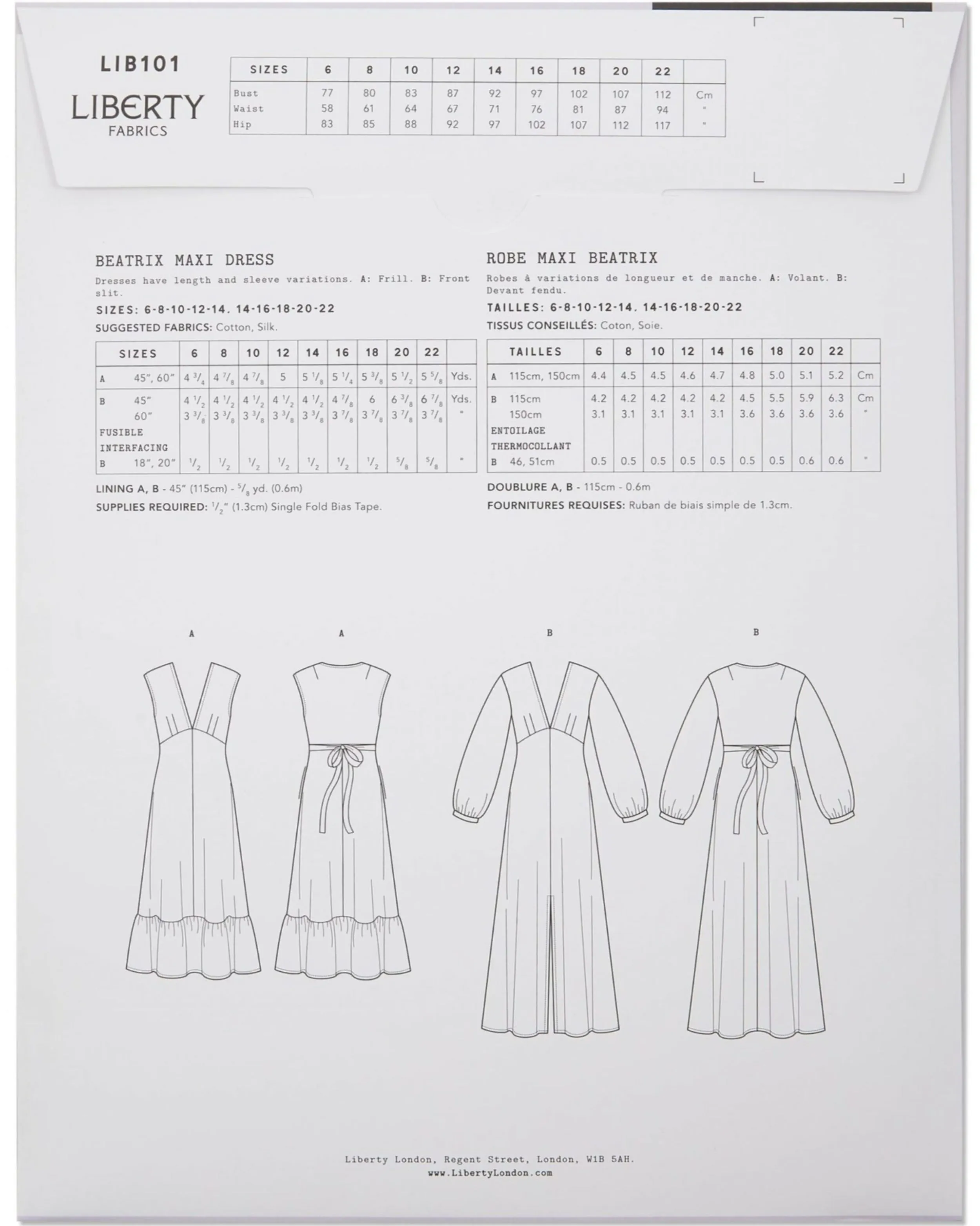 LIB101 Beatrix Maxi Dress d/c