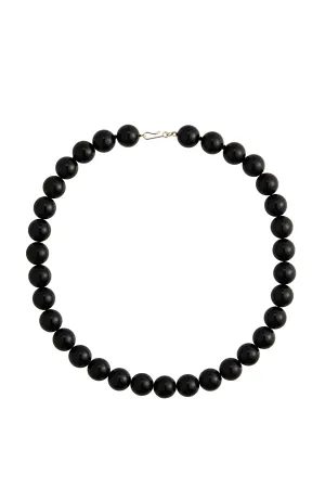 LISBETH JEWELRY - LARGE BOULE NECKLACE - BLACK TOURMALINE