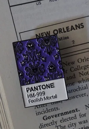 Lively Ghosts - Haunted Mansion Pantone - Pin