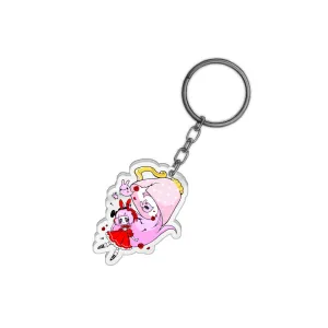 LobotomyBunny Broken Teacup Keychain
