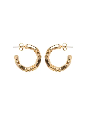 LULU HOOP EARRINGS (GOLD)