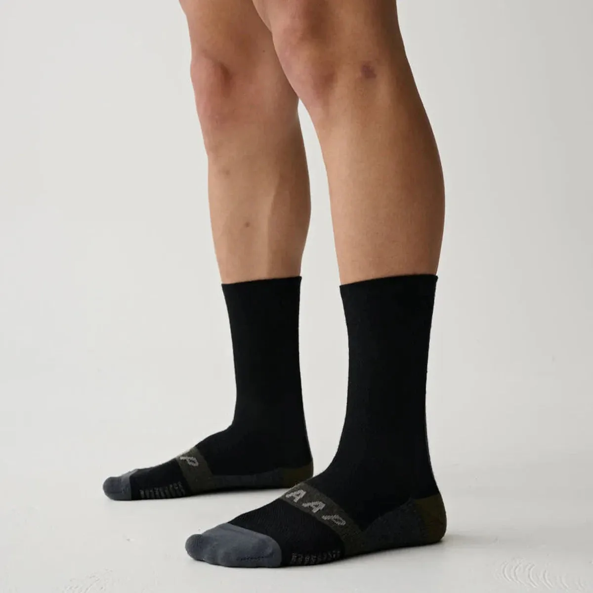 Maap Alt_Road Merino socks - Black Green