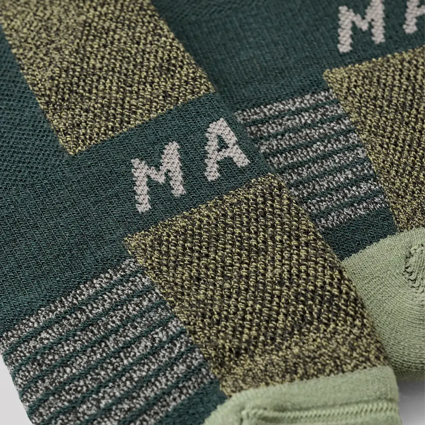 Maap Alt_Road Merino Space Dye socks - Green