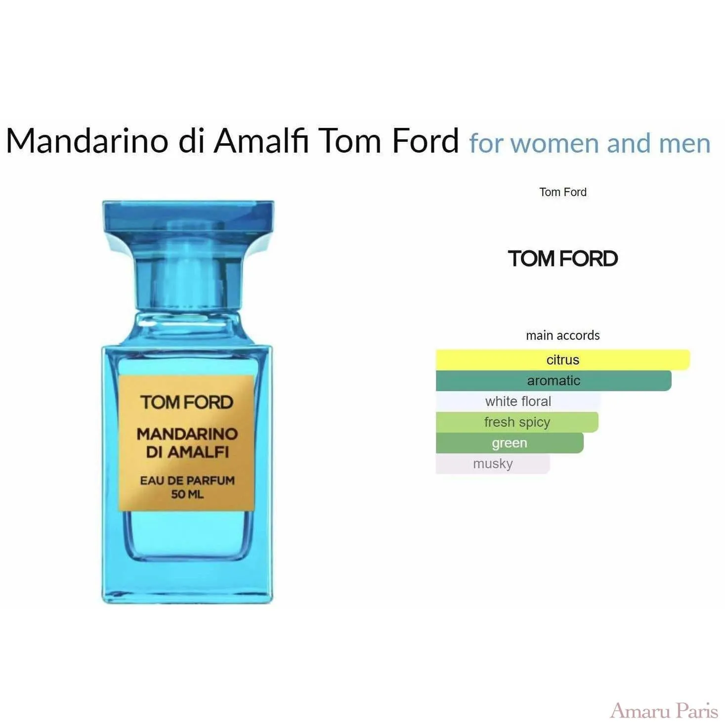 Mandarino di Amalfi Tom Ford for women and men Decant Samples