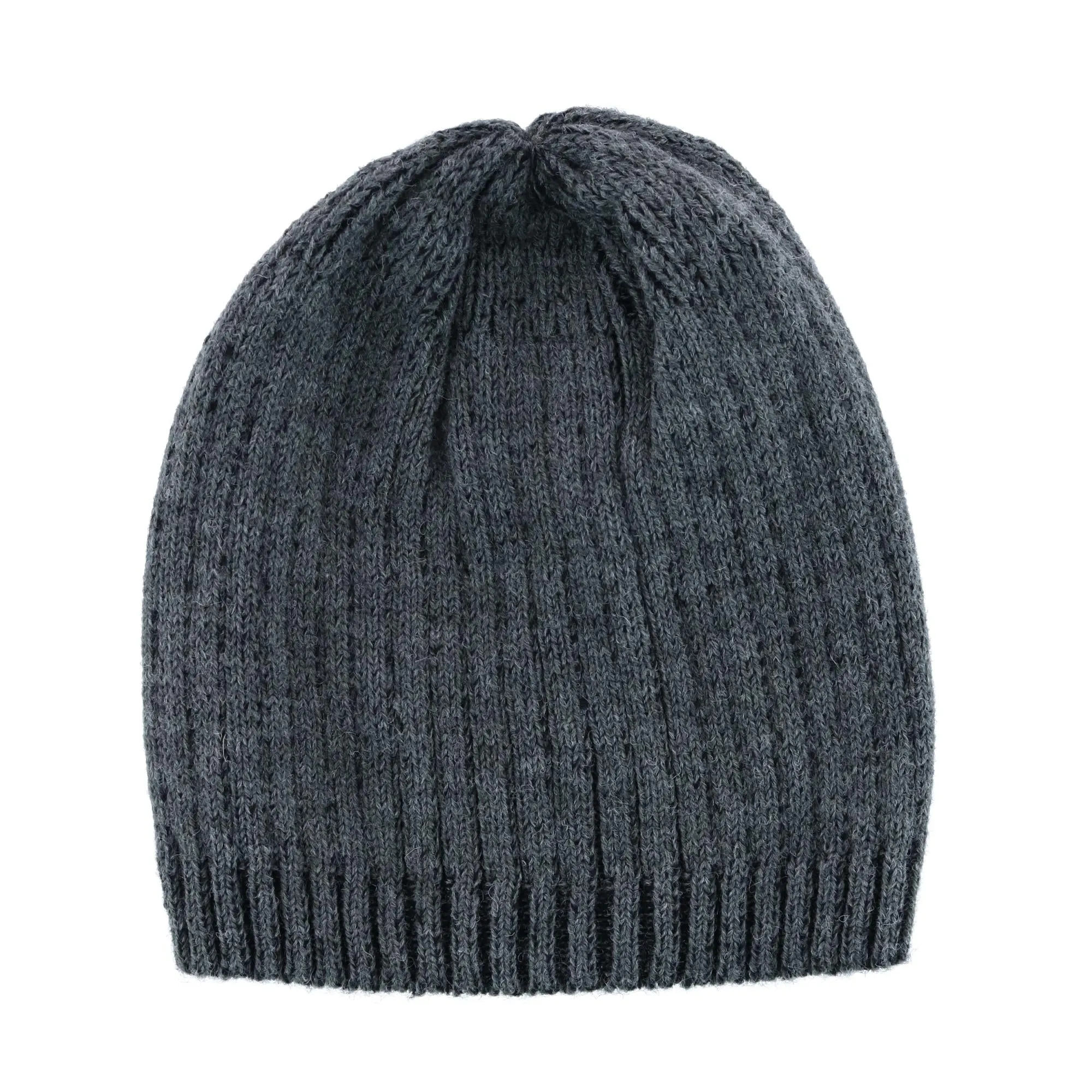 Men's Ribbed Knit Mixed Wool Beanie