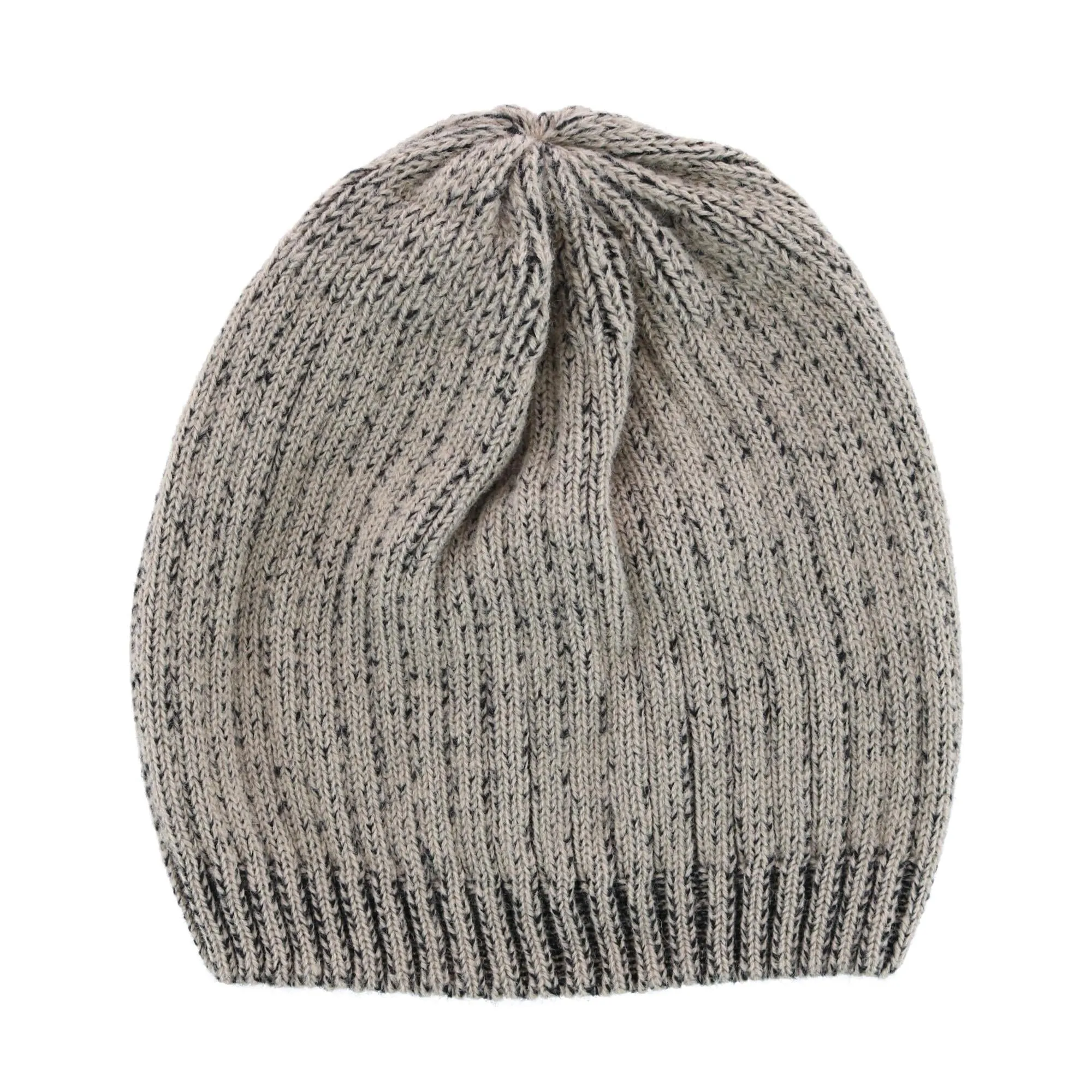 Men's Ribbed Knit Mixed Wool Beanie