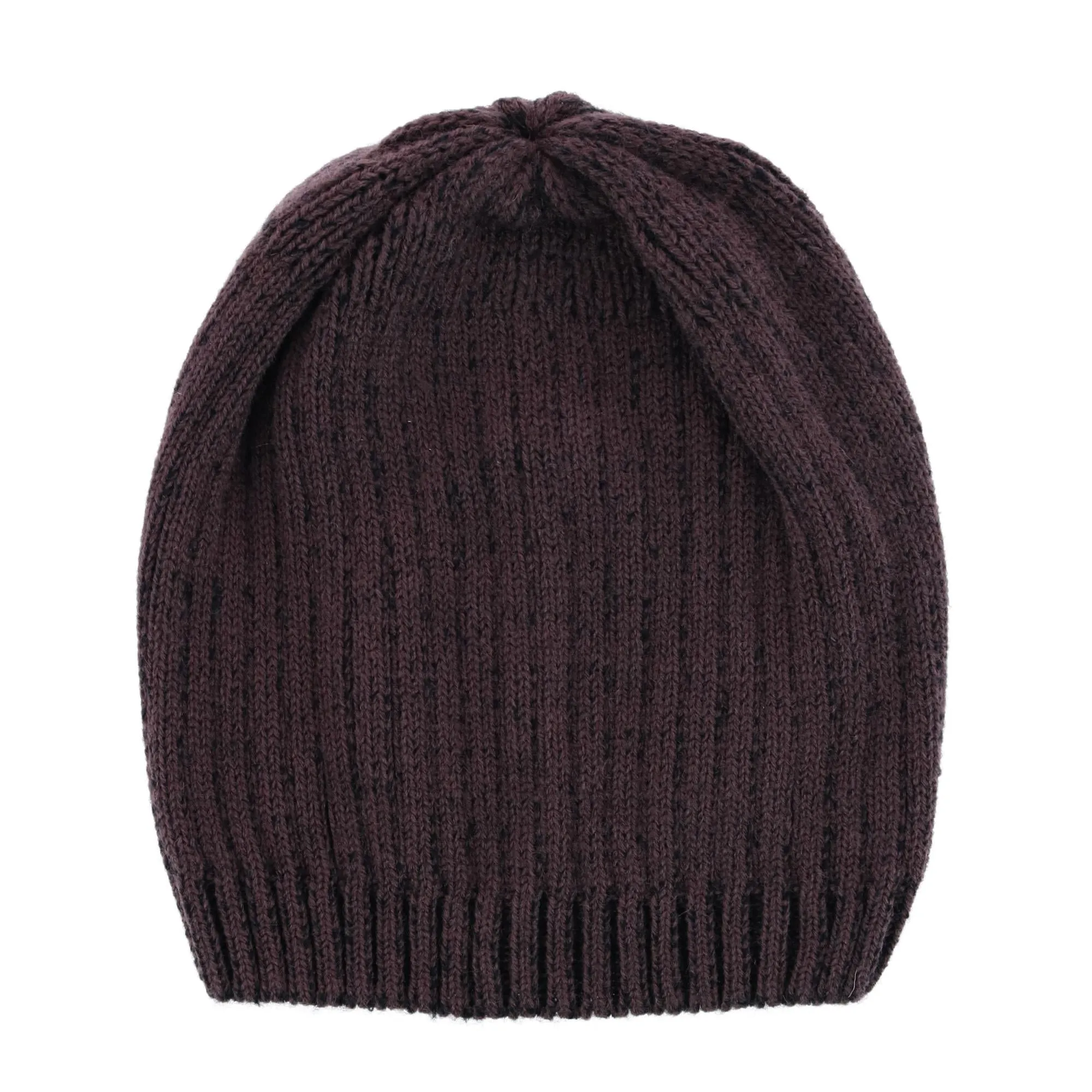 Men's Ribbed Knit Mixed Wool Beanie