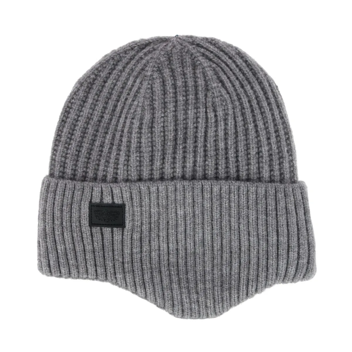 Men's Sherpa Lined Cable Knit Winter Beanie with Ear Flap