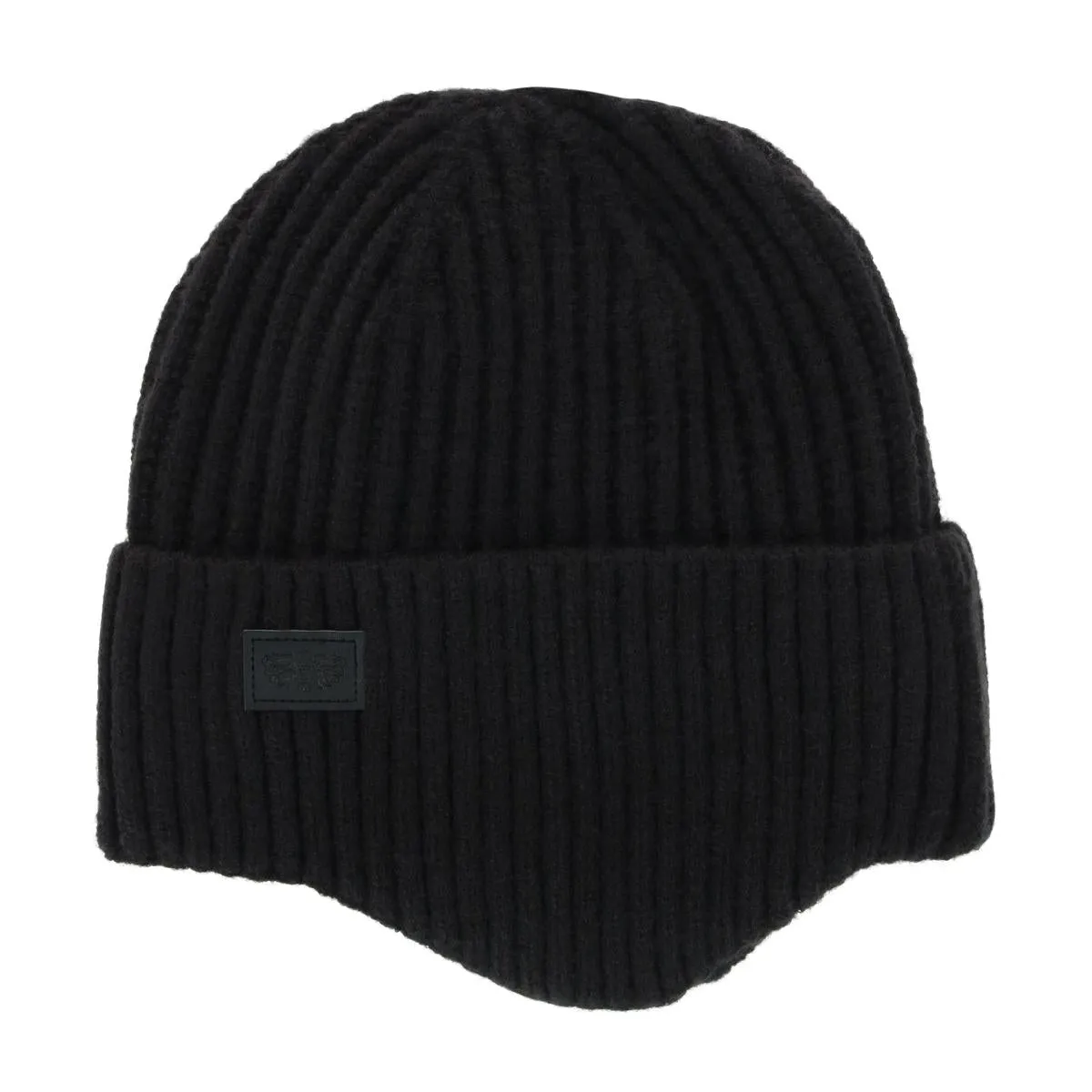 Men's Sherpa Lined Cable Knit Winter Beanie with Ear Flap