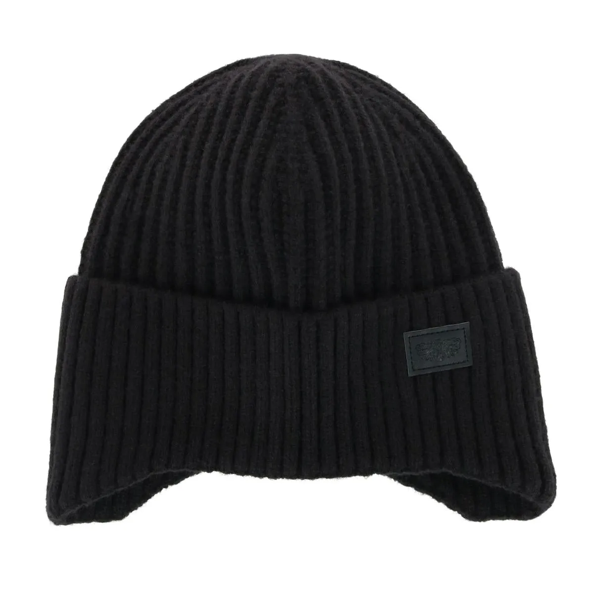 Men's Sherpa Lined Cable Knit Winter Beanie with Ear Flap