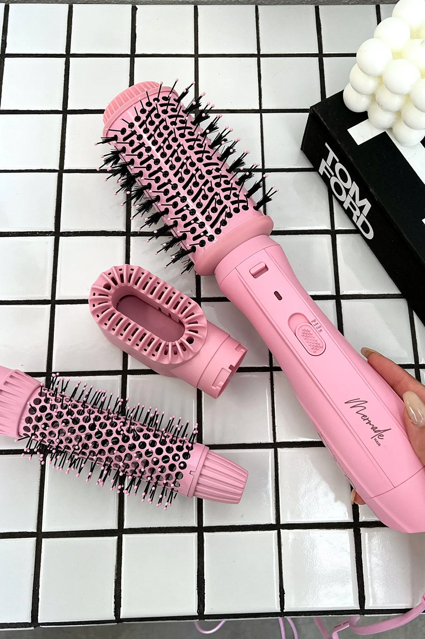 Mermade Interchangeable Blow Brush - Pink