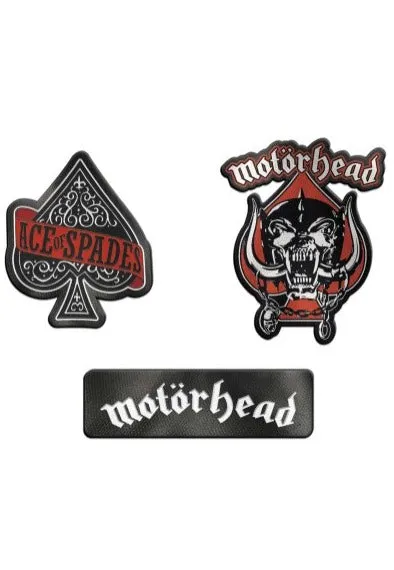 Motörhead - Set Of 3 - Patch