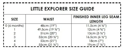 MP012 Little Explorer Pattern