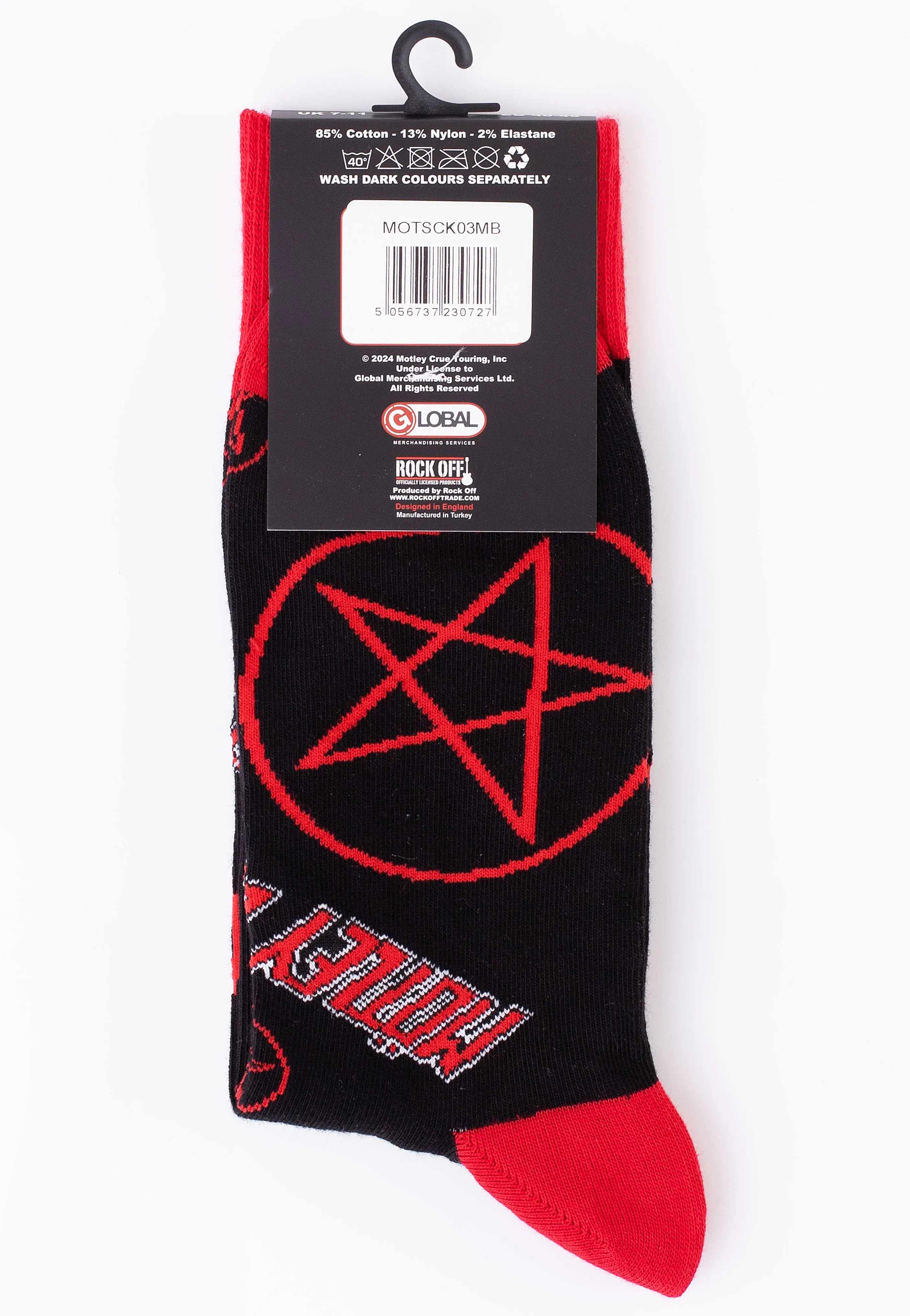 Mötley Crüe - Logos & Pentagrams - Socks