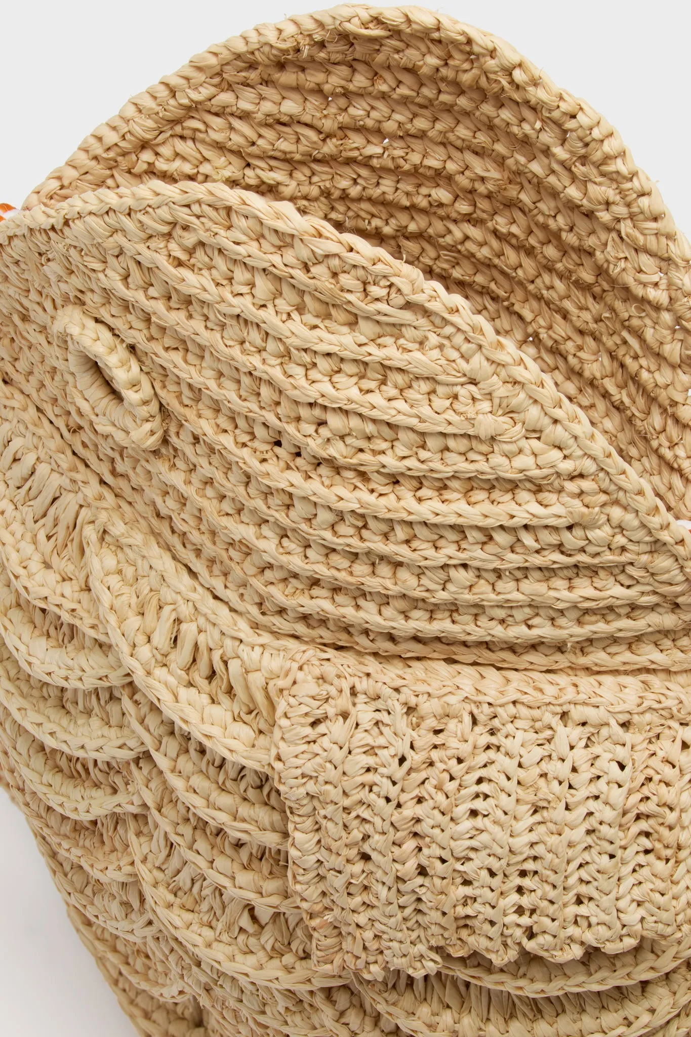 Natural Horizon Raffia Fish Crossbody