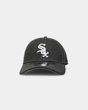 New Era Chicago White Sox 'Contrast Stitch' 39THIRTY Stretch Fit Black