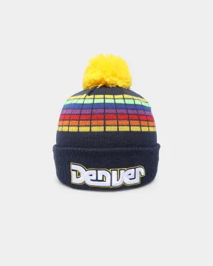New Era Denver Nuggets NBA '21 City Off Knit Beanie Dark Blue