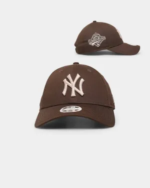 New Era Women's New York Yankees 'Choc Wafer' 9FORTY Casual Strapback Walnut