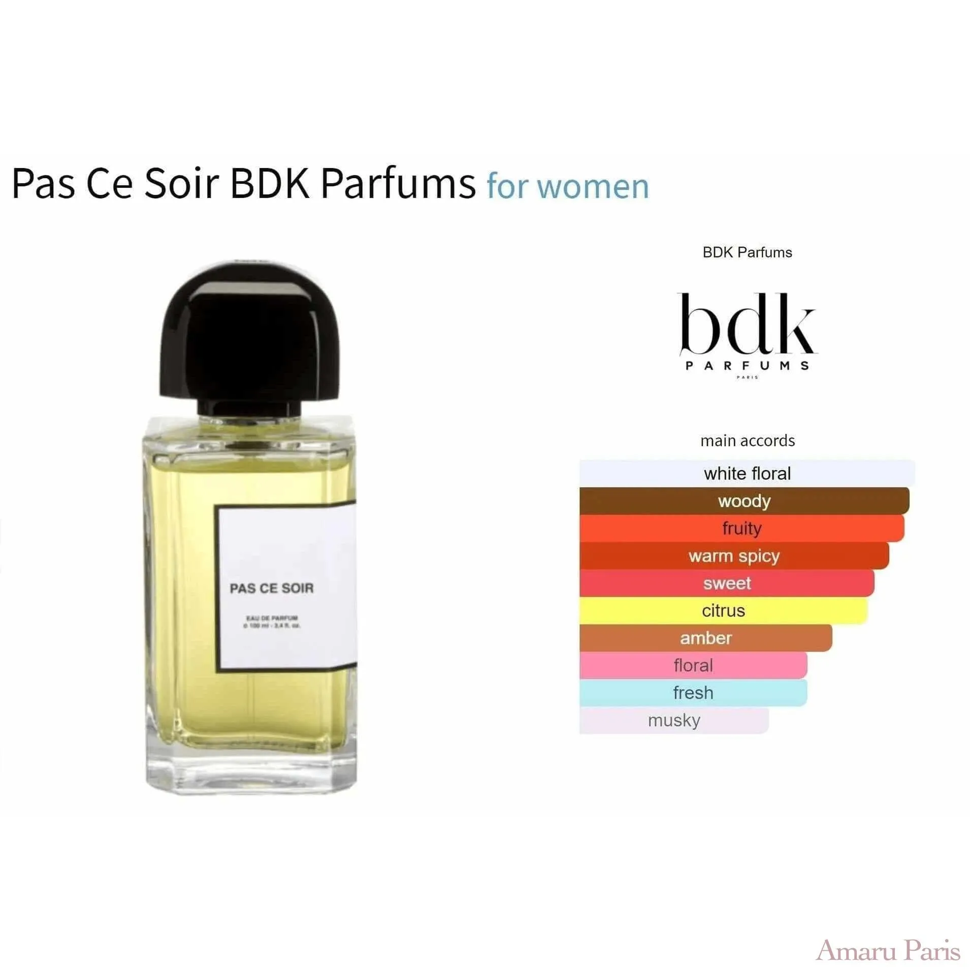 Not This Evening BDK Parfums for women Decant Fragrance Samples