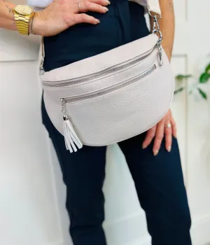 Nude Soft Half Moon Bag