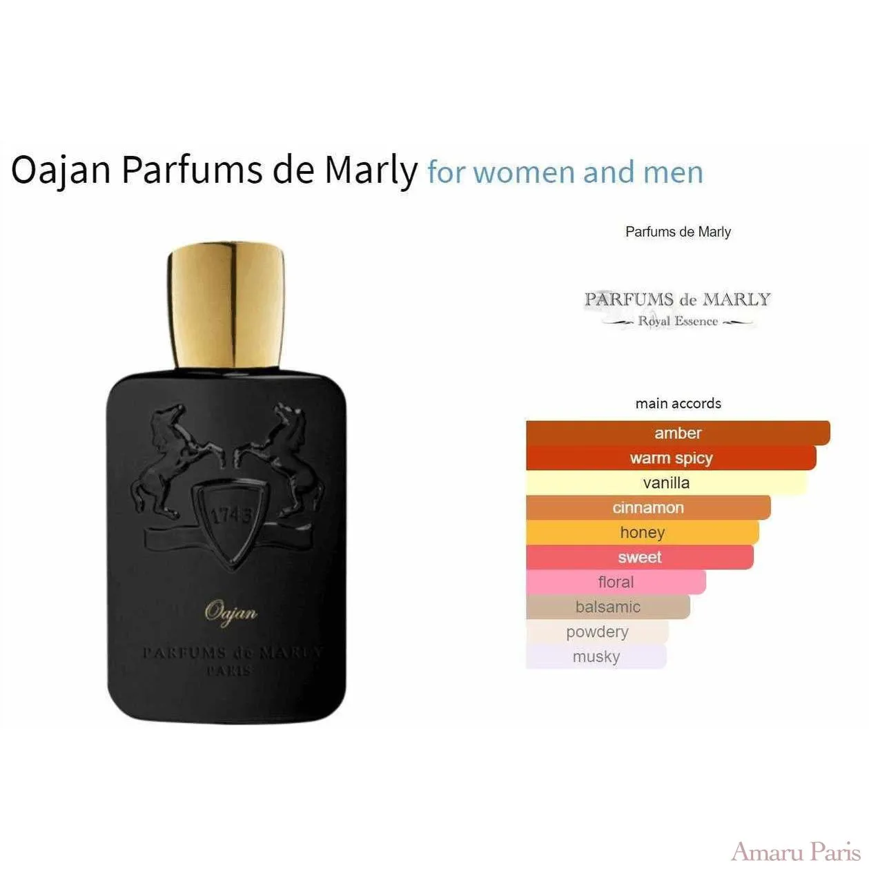 Oajan Parfums de Marly for women and men Decant Fragrance Samples