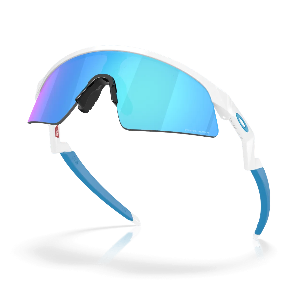 Oakley Resistor Sweep kids sunglasses - Polished White Prizm Sapphire