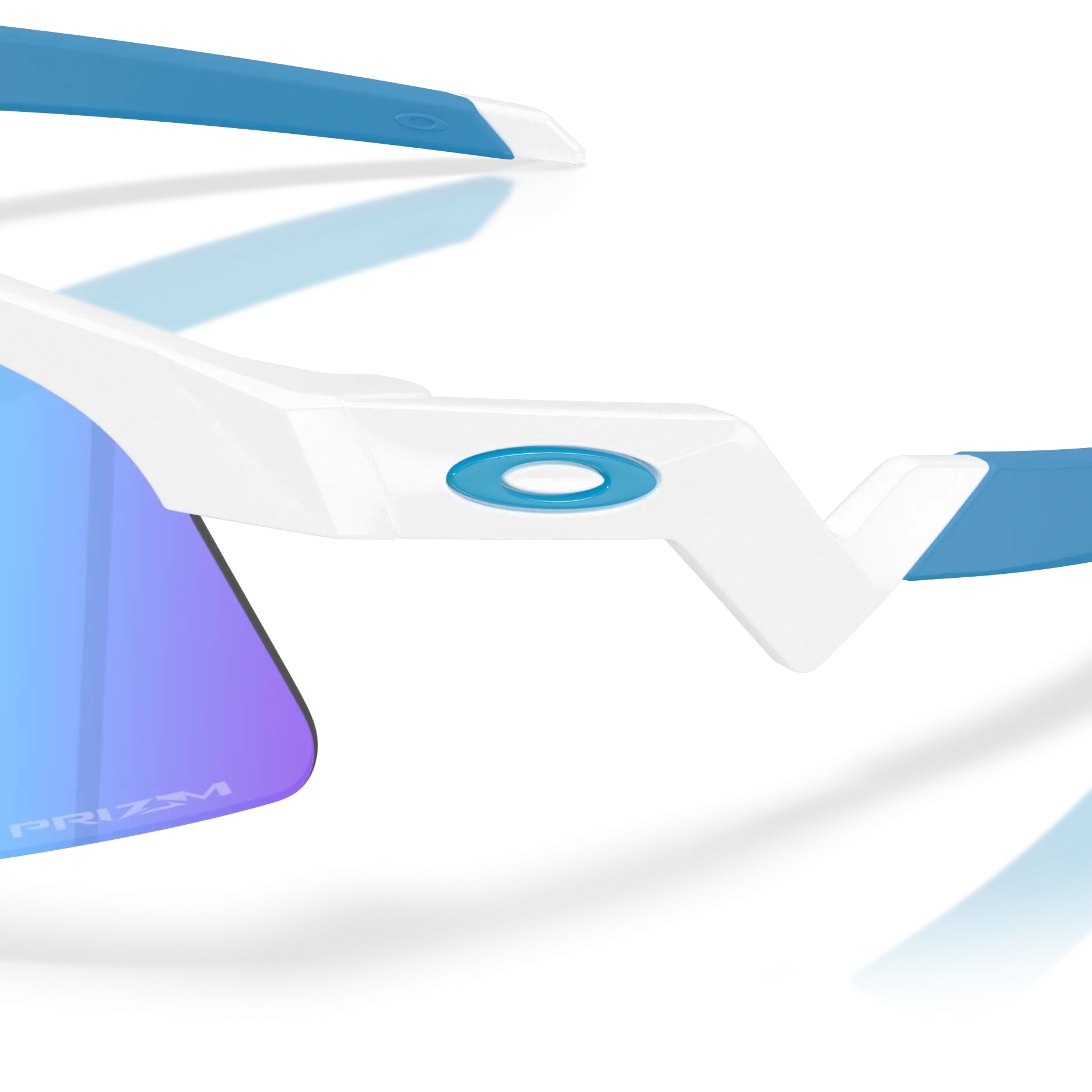 Oakley Resistor Sweep kids sunglasses - Polished White Prizm Sapphire