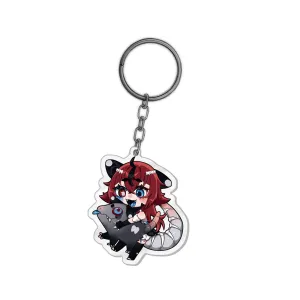 ouncemilia Possum Pony Keychain
