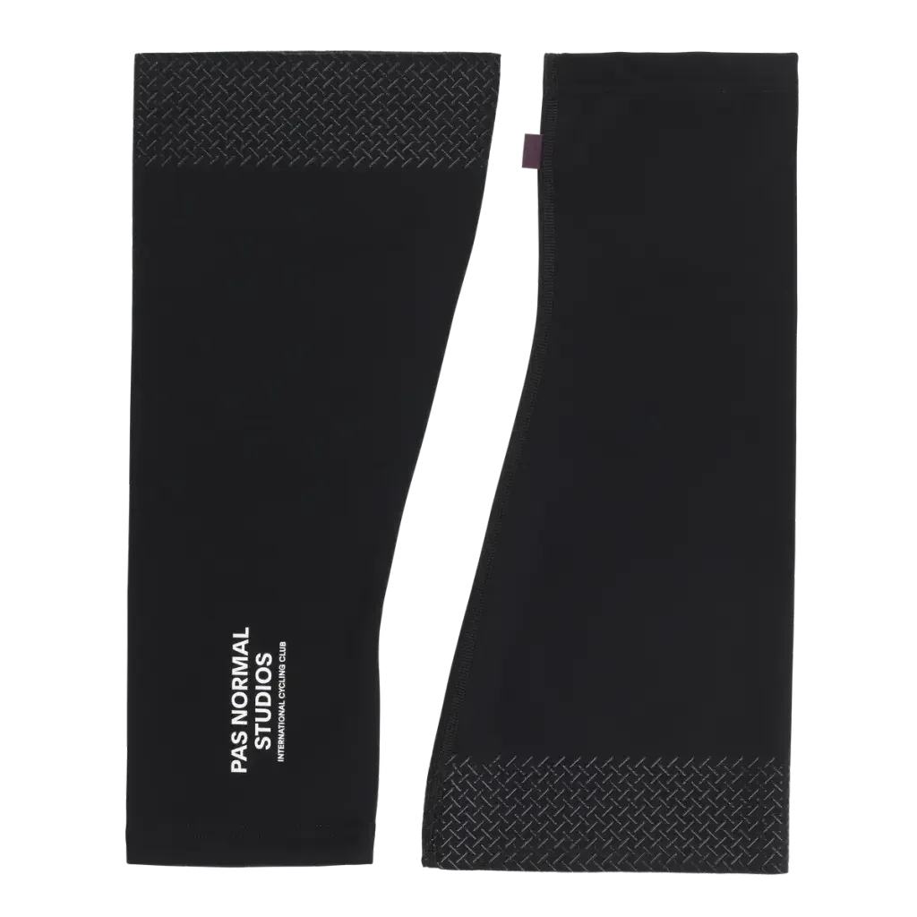 Pas Normal Studios Logo knee warmers - Black