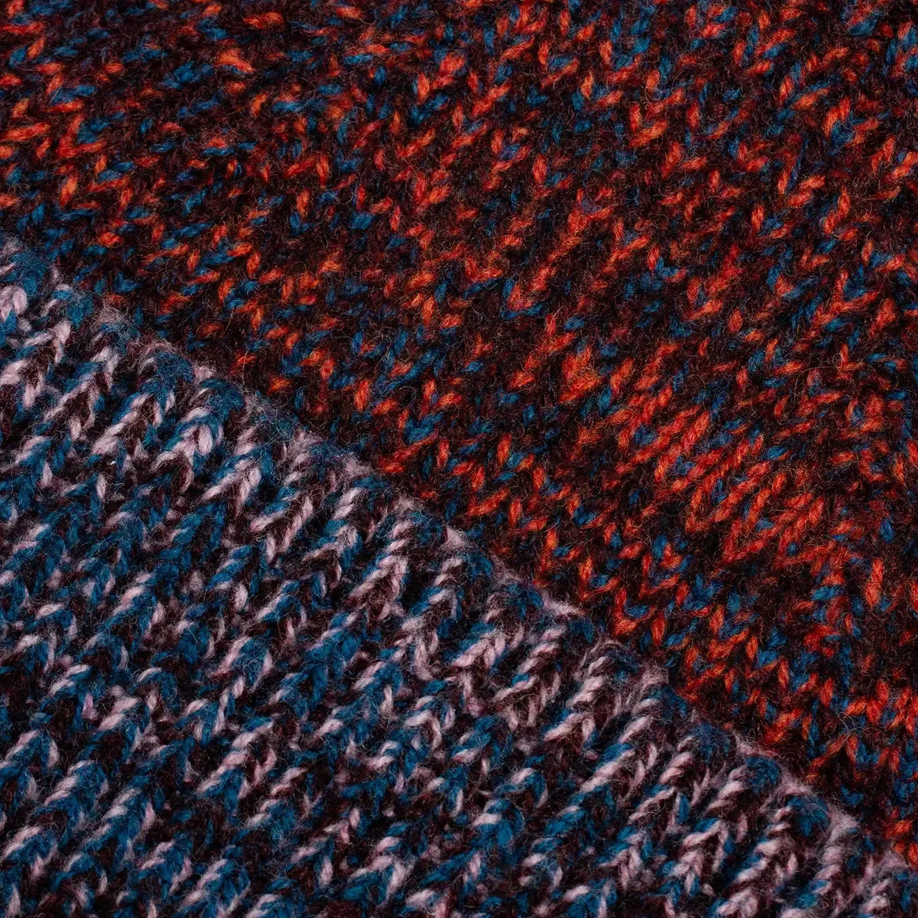 Paul Smith Flecked Lambswool Beanie Navy