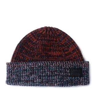 Paul Smith Flecked Lambswool Beanie Navy