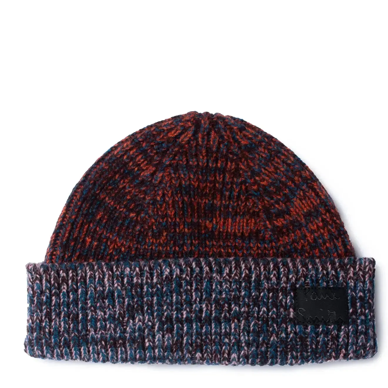 Paul Smith Flecked Lambswool Beanie Navy