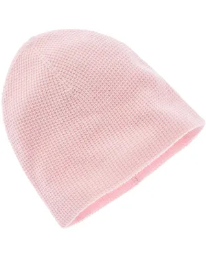 Phenix Waffle Knit Double Layer Cashmere Hat
