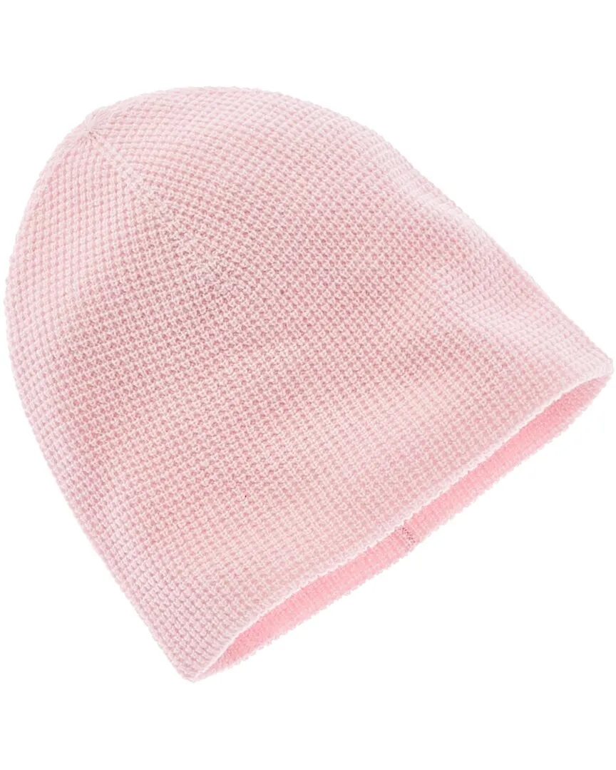 Phenix Waffle Knit Double Layer Cashmere Hat