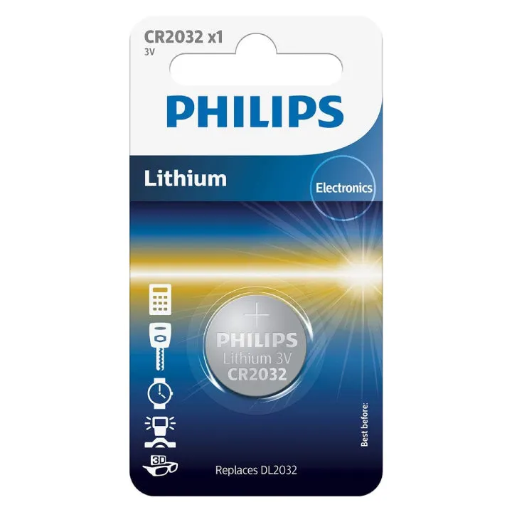 Philips LongLife Lithium Batteries, Pack Of 5 Pcs