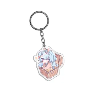 pixxihound Treasure Chest Keychain