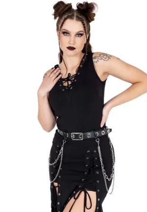 Poizen Industries - Vega With Chains Black - Belt