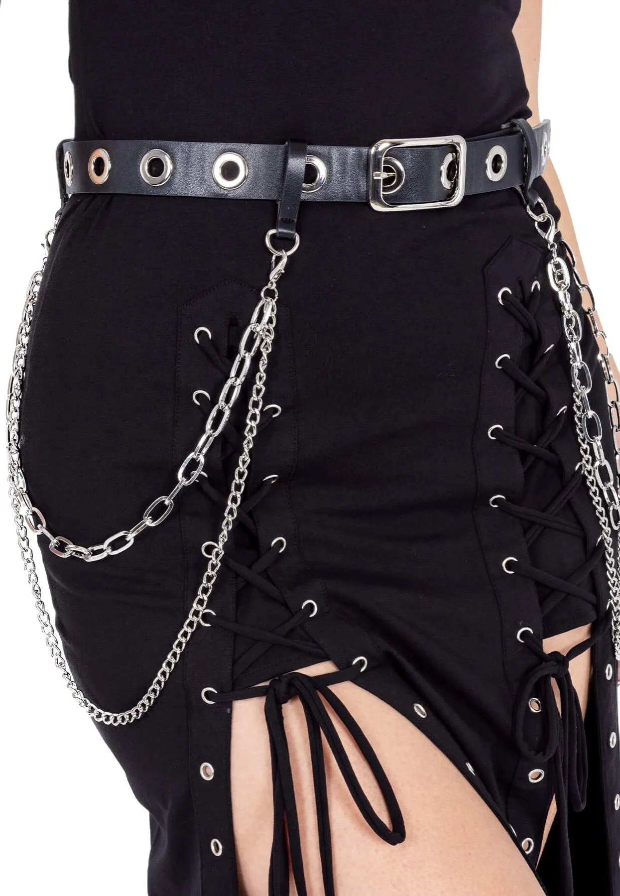 Poizen Industries - Vega With Chains Black - Belt