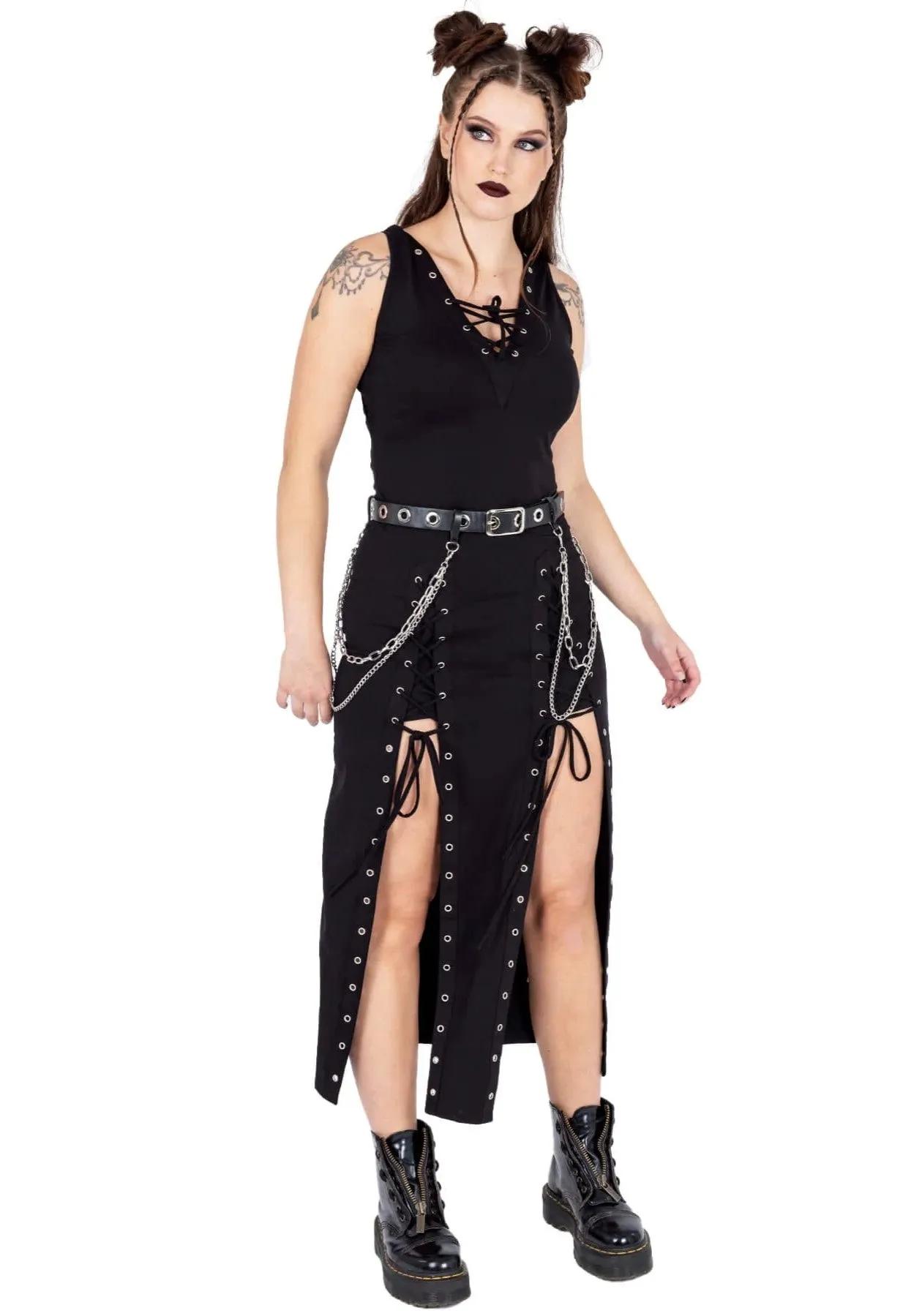 Poizen Industries - Vega With Chains Black - Belt