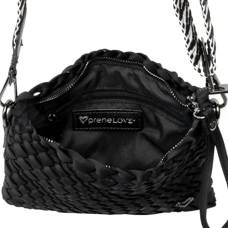 preneLOVE Charlotte Woven Crossbody - Onyx
