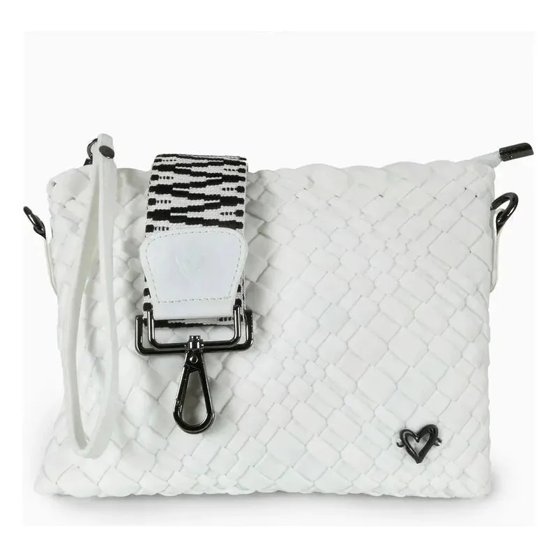 preneLOVE Charlotte Woven Crossbody - White