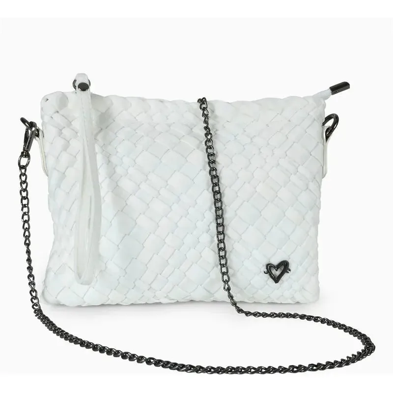 preneLOVE Charlotte Woven Crossbody - White