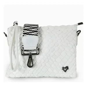 preneLOVE Charlotte Woven Crossbody - White