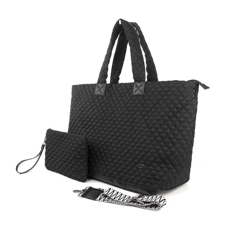 preneLOVE Milton Tote- Black