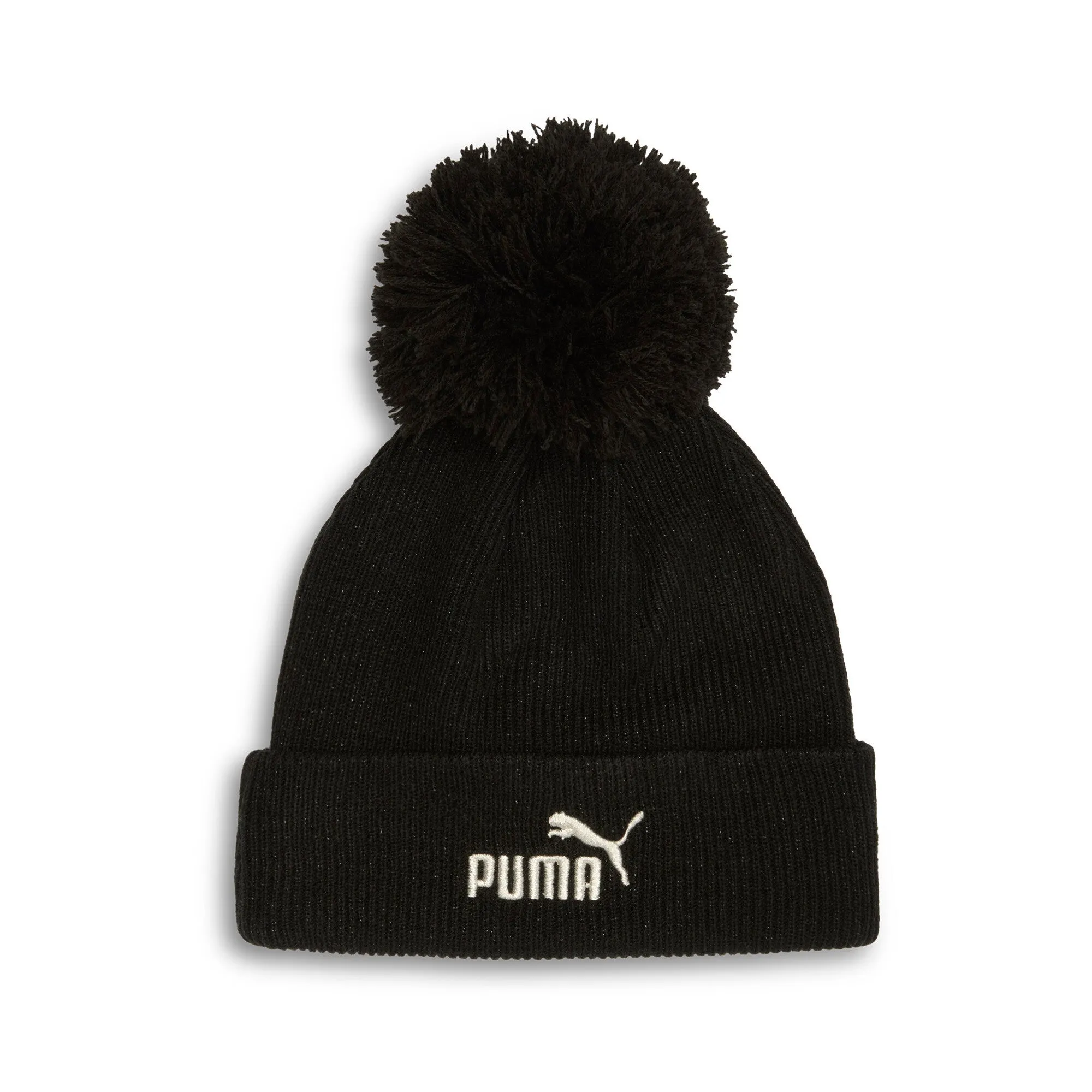 PUMA Women's Ribbed Pom Pom Beanie