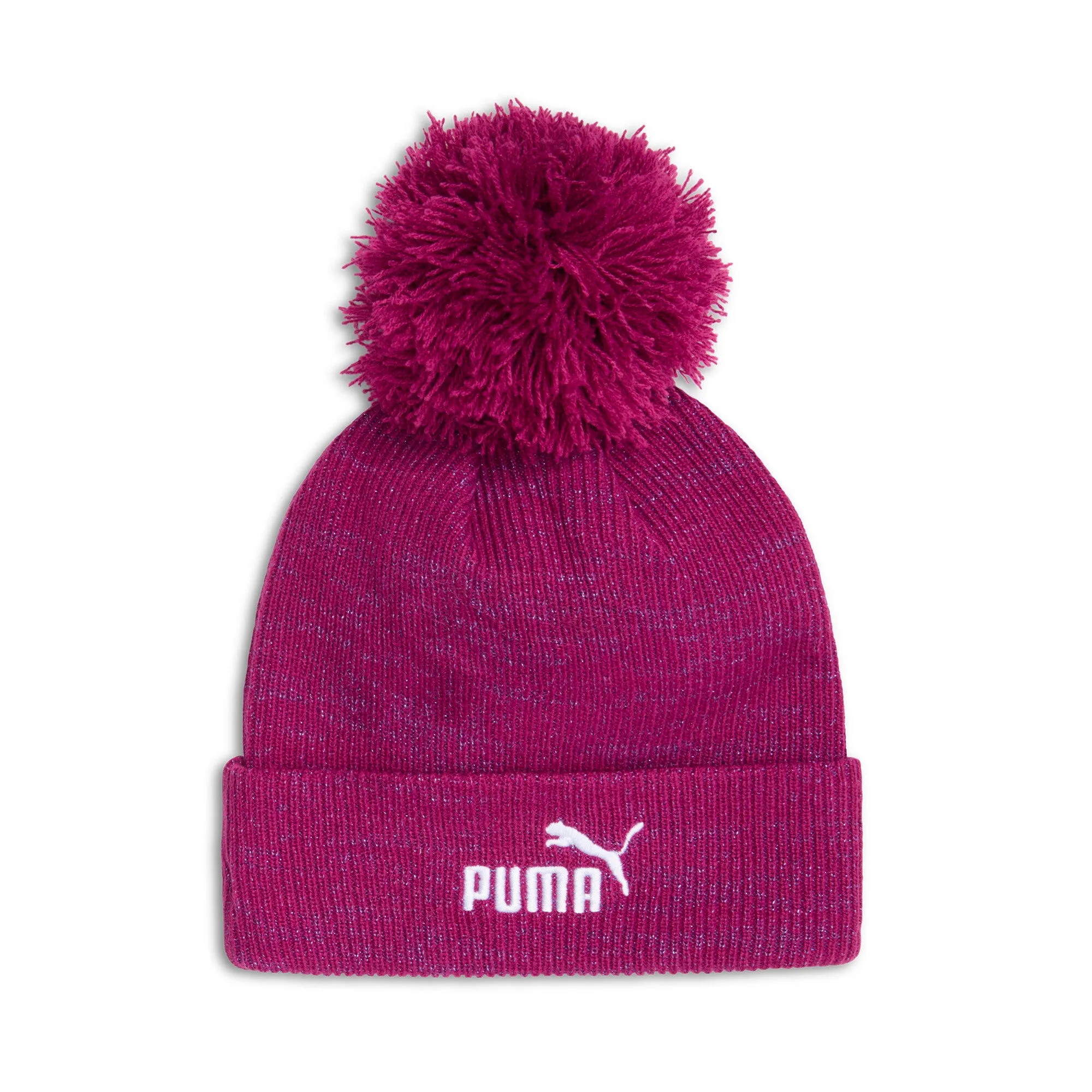PUMA Women's Ribbed Pom Pom Beanie