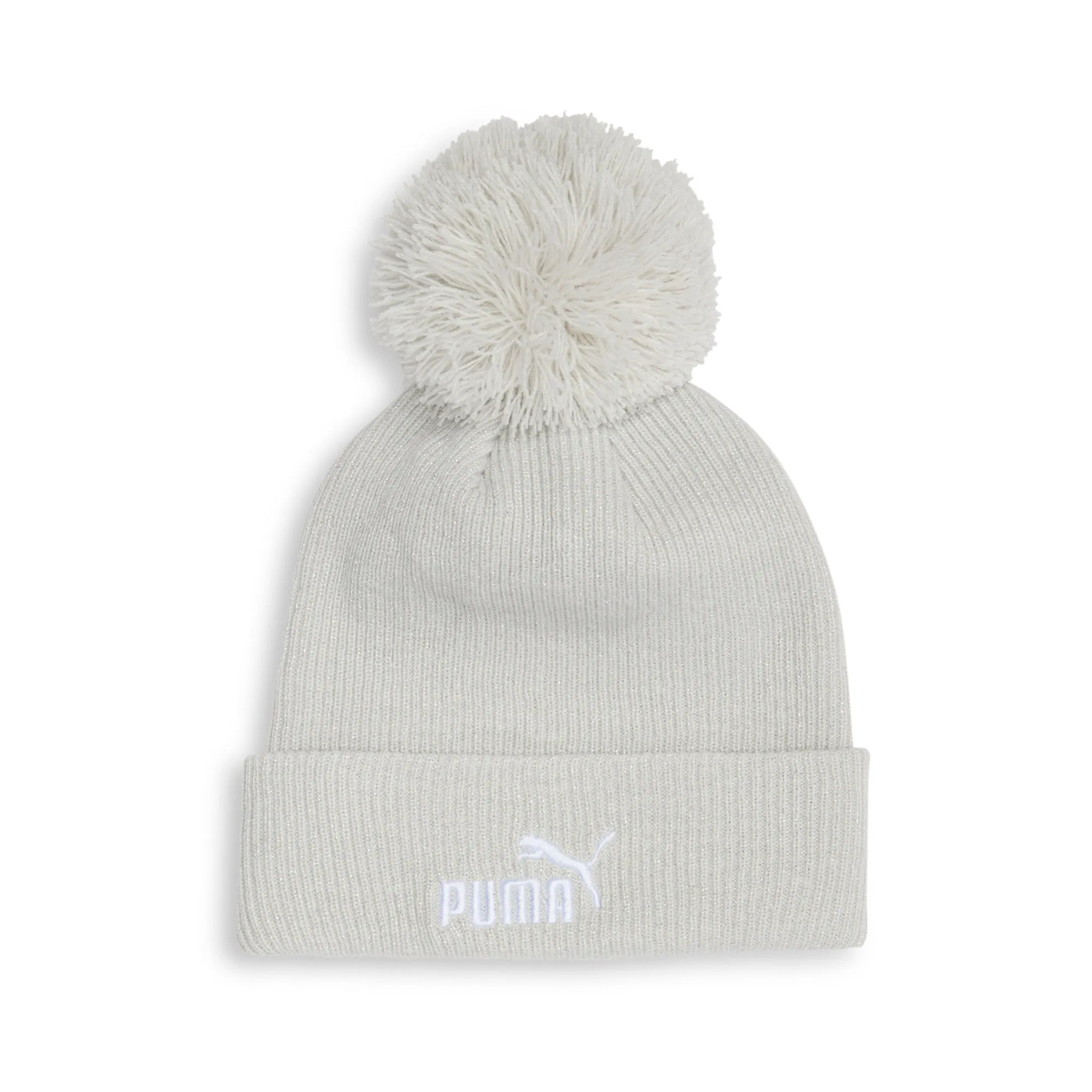 PUMA Women's Ribbed Pom Pom Beanie