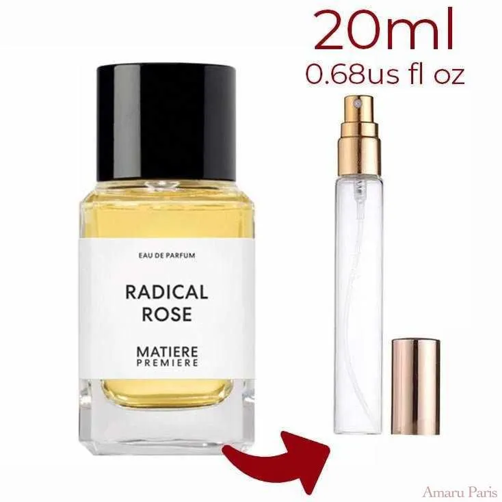 Radical Rose Matiere Premiere for women and men Decant Samples