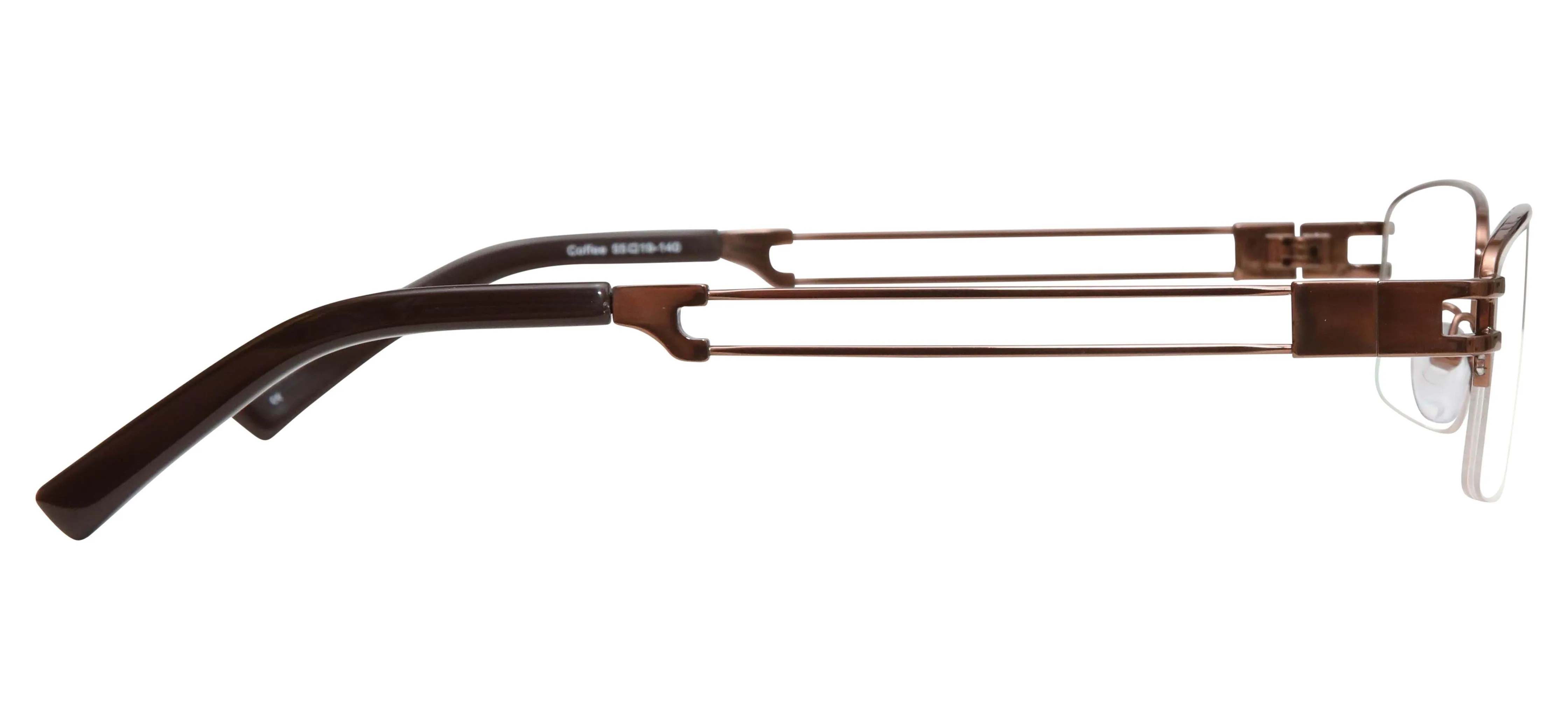 Rectangle Half Rim 201937 Eyeglasses
